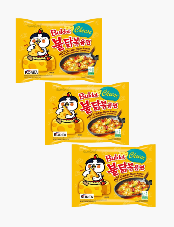 Samyang Cheese Noodles Pack of 3 (150g each)
